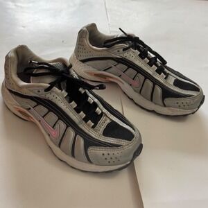 Nike Jet Stream Vintage Y2K Running Shoes Silver Black Pink 310101-061 Womens 7